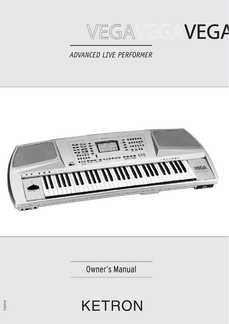 Imagen de la primera página del manual del dispositivo Vega