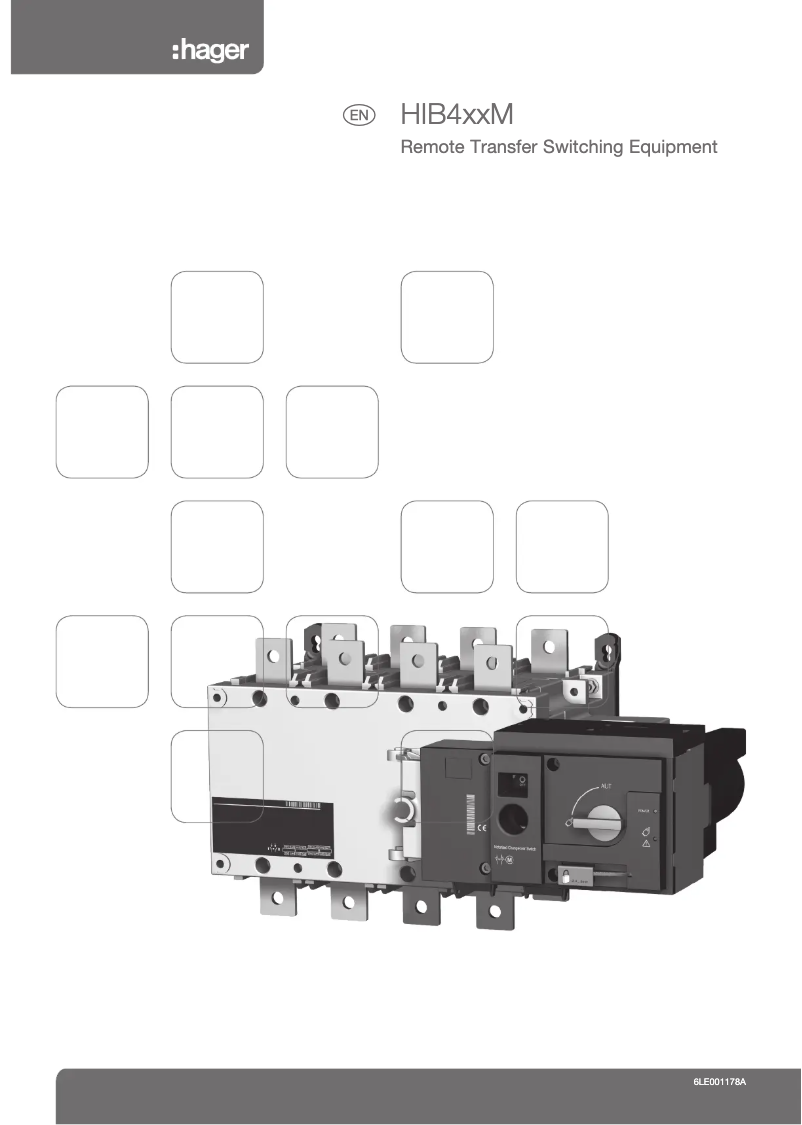 Page n°1 - Manuel utilisateur Hager HIB494M