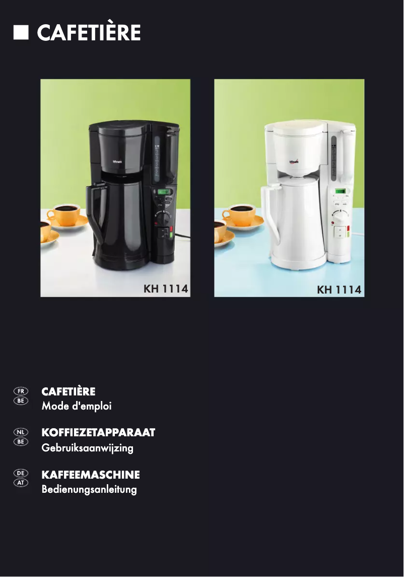 Image de la première page du manuel de l'appareil KH 1114