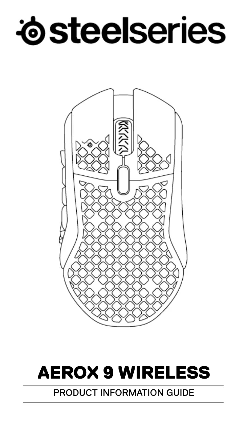 Image de la première page du manuel de l'appareil Aerox 9 Wireless