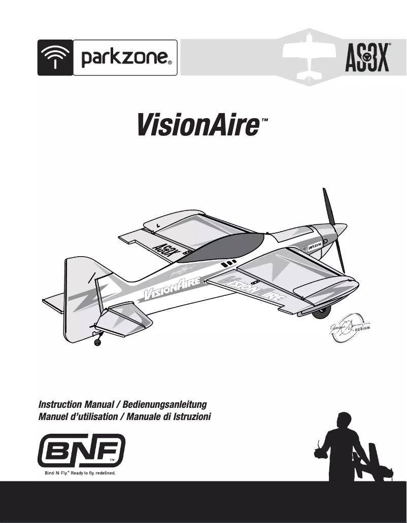 Image de la première page du manuel de l'appareil VisionAire BNF