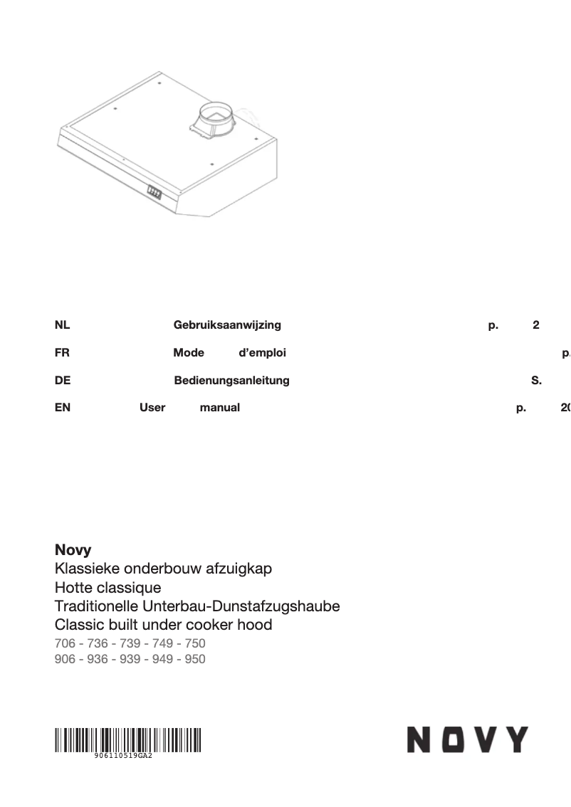 Image de la première page du manuel de l'appareil 936