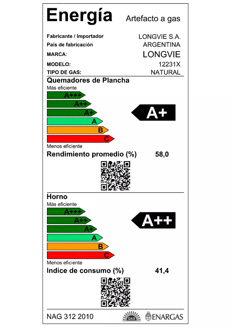 Page 1 de la notice Manuel utilisateur Longvie 12231