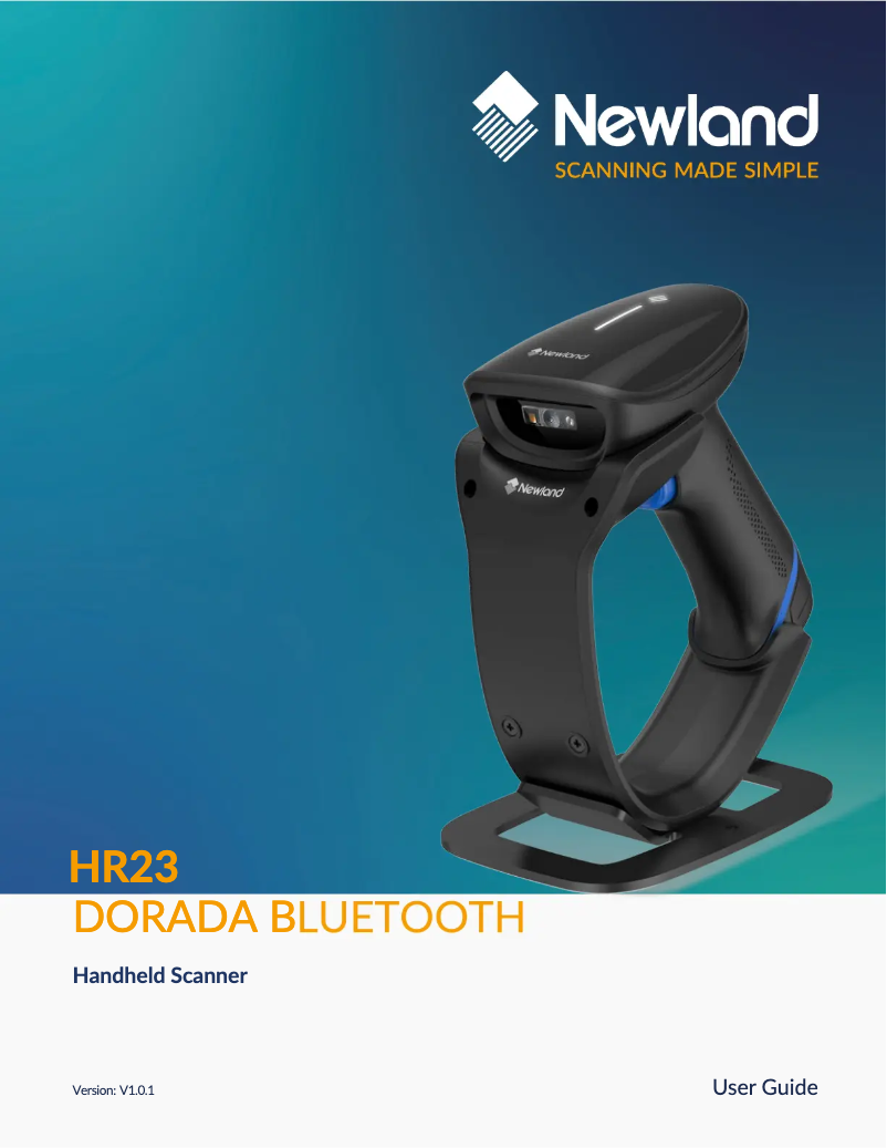 Imagen de la primera página del manual del dispositivo HR23 Dorada Bluetooth