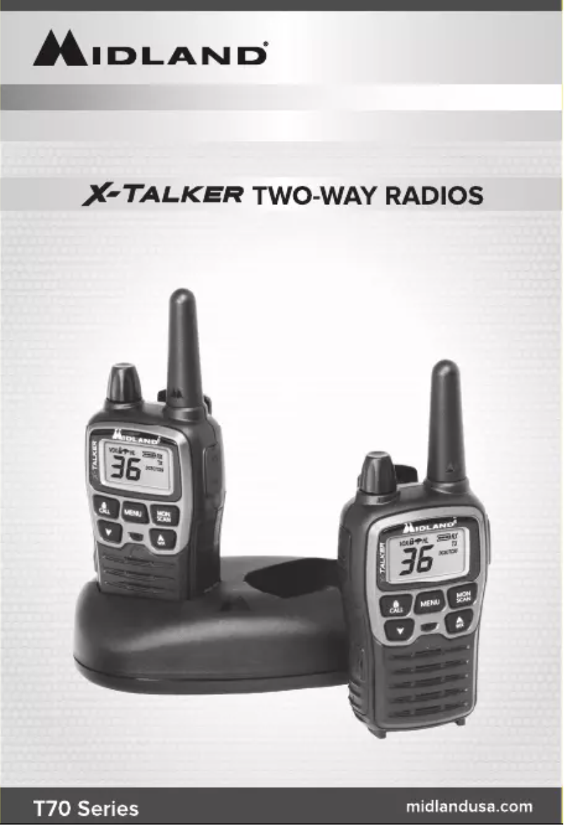 Image de la première page du manuel de l'appareil X-Talker T75VP5D