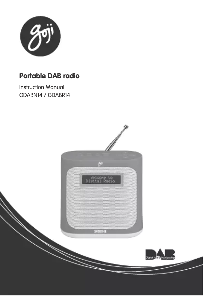 Image de la première page du manuel de l'appareil GDABN14