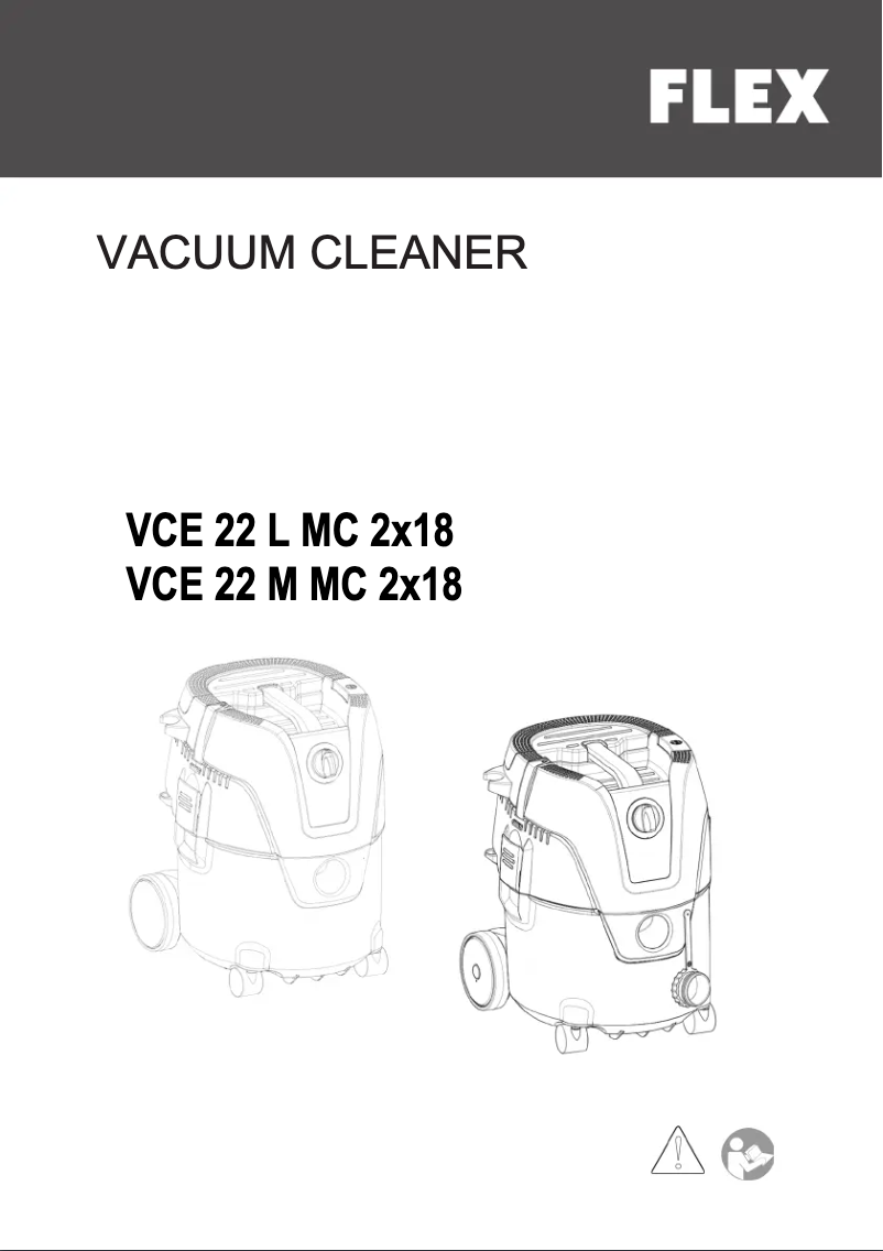 Page n°1 - Manuel utilisateur Flex VCE 22 L MC 2x18