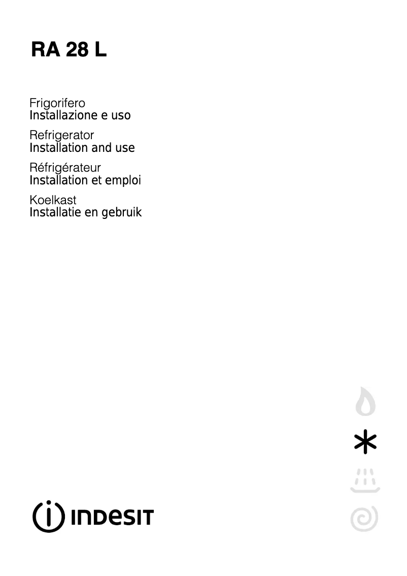 Image de la première page du manuel de l'appareil RA 28 L I