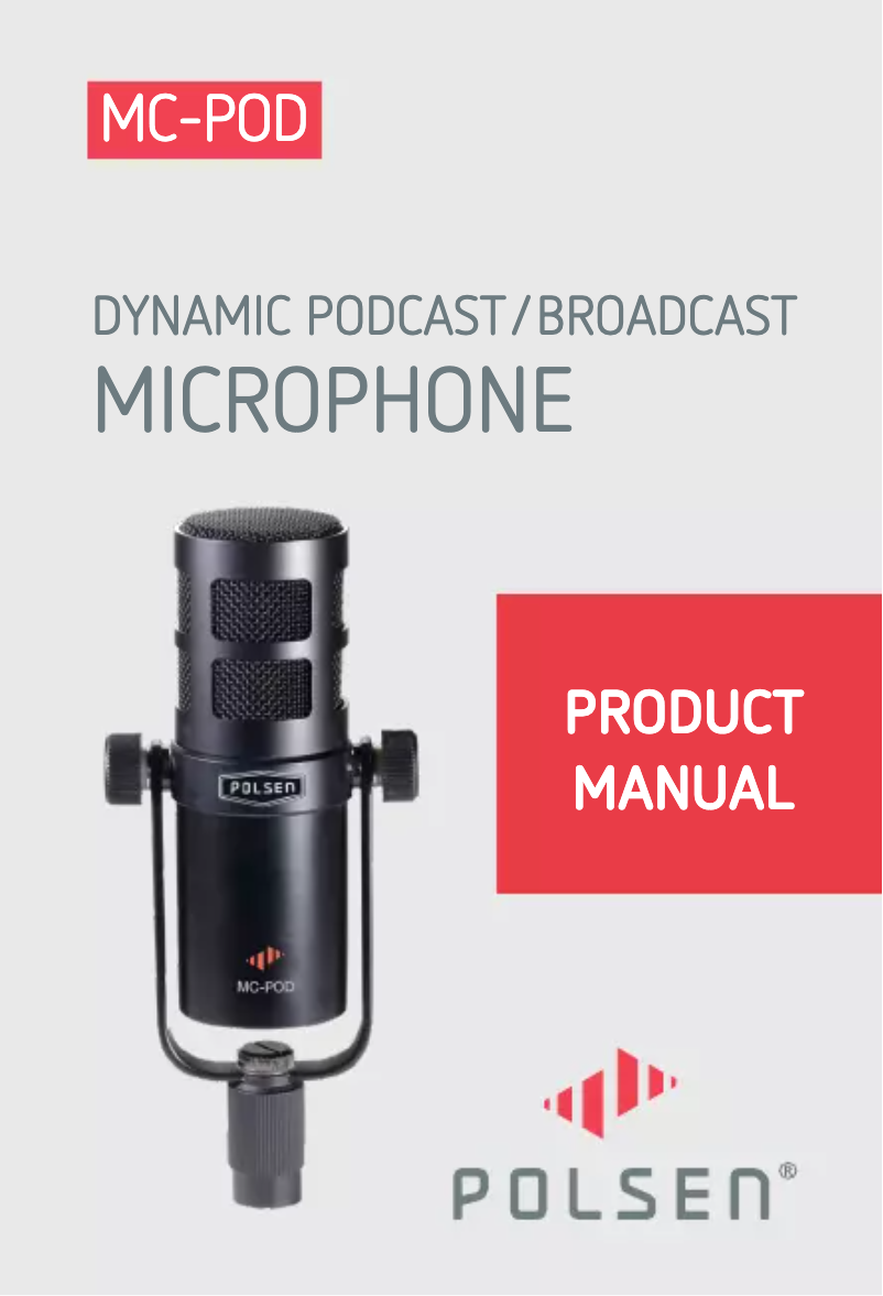 Page 1 de la notice Manuel utilisateur Polsen MC-POD