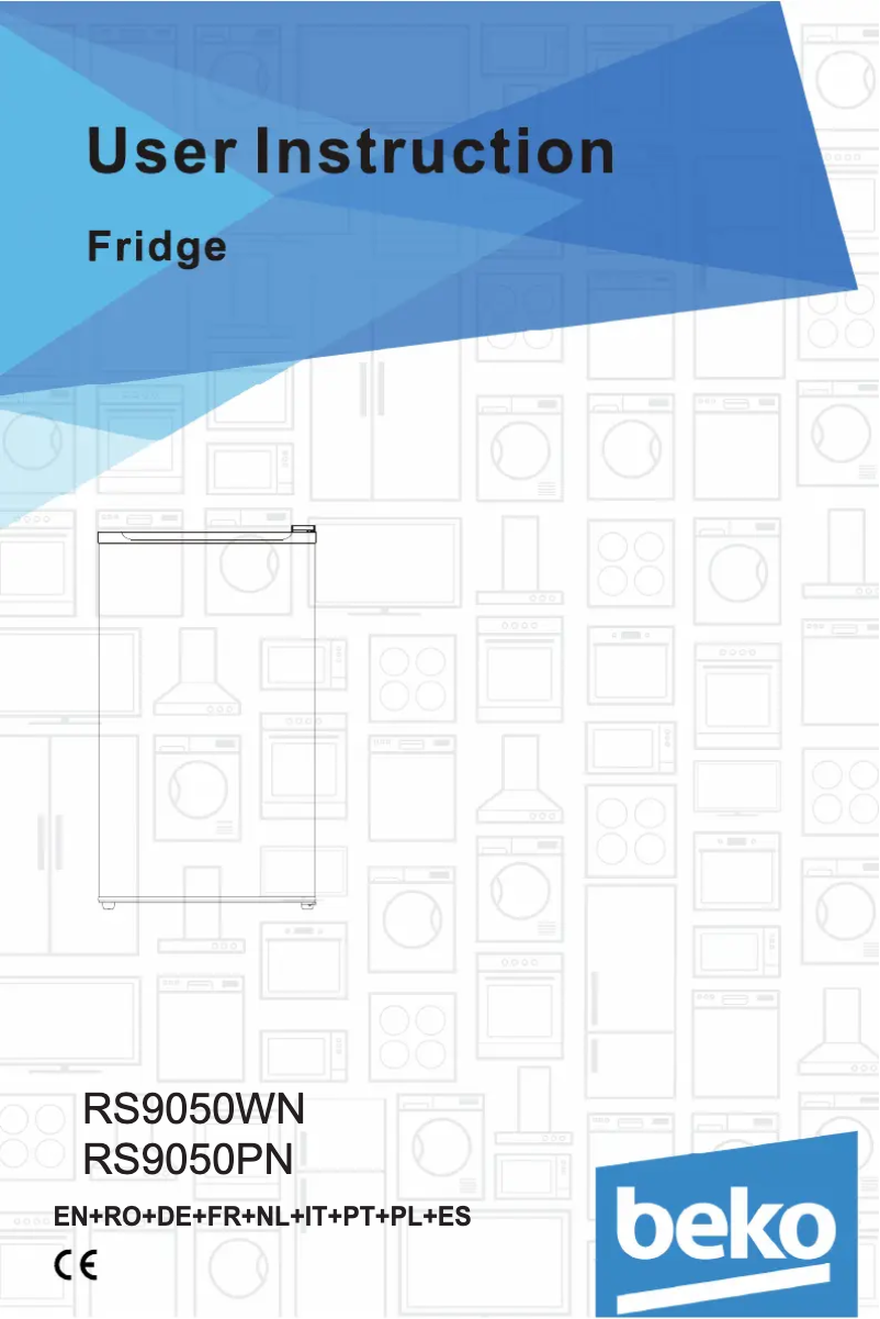 Page 1 de la notice Manuel utilisateur Beko RS9050PN