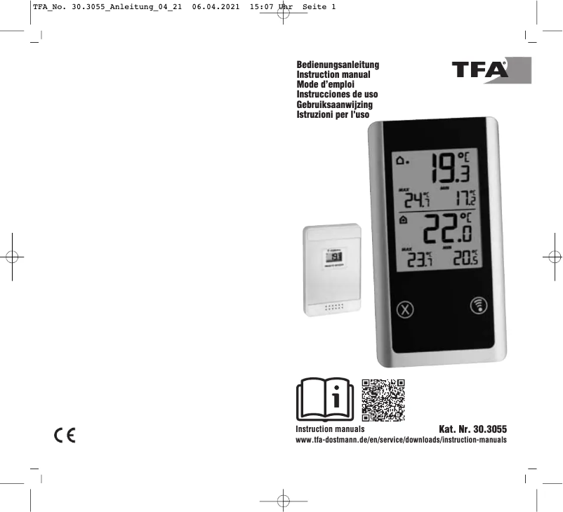 Page 1 de la notice Manuel utilisateur TFA JOKER 30.3055.01