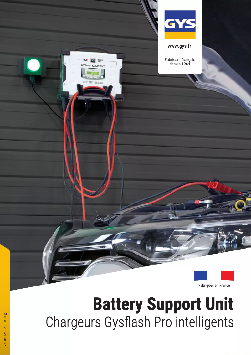 Page 1 de la notice Brochure GYS Gysflash 53.24 CNT FV