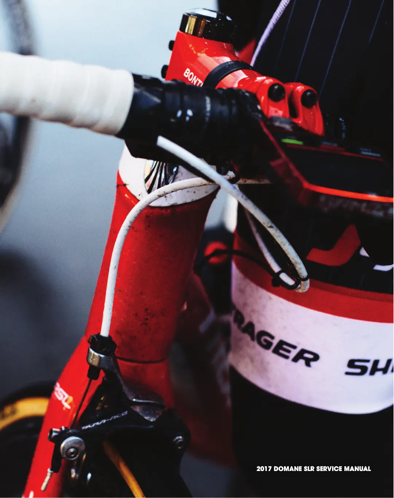 Page n°1 - Manuel utilisateur Trek Domane SL Gen 3