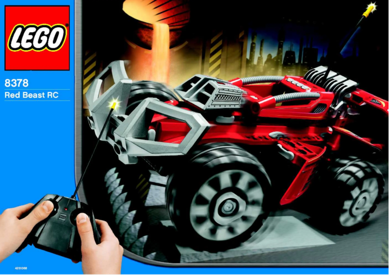 Page 1 de la notice Manuel utilisateur Lego Red Beast RC