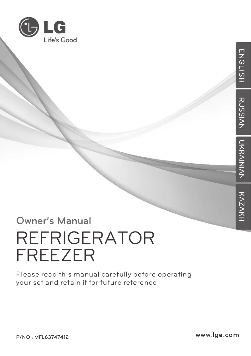Page n°1 - Manuel utilisateur LG GN-B492 CVQA