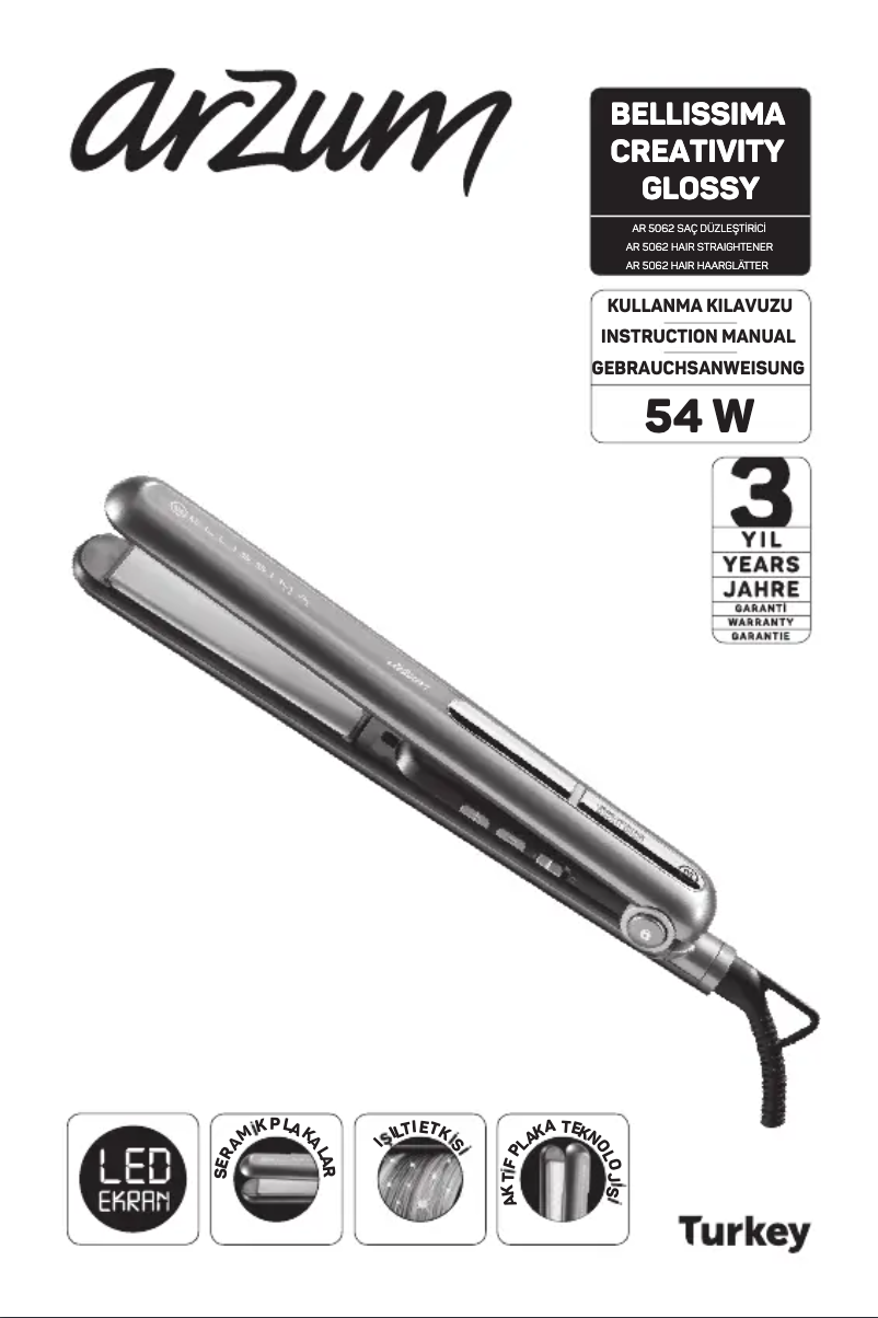 Imagen de la primera página del manual del dispositivo Bellissima Creativity AR5062