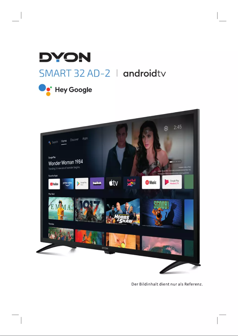 Image de la première page du manuel de l'appareil Smart 32 AD-2