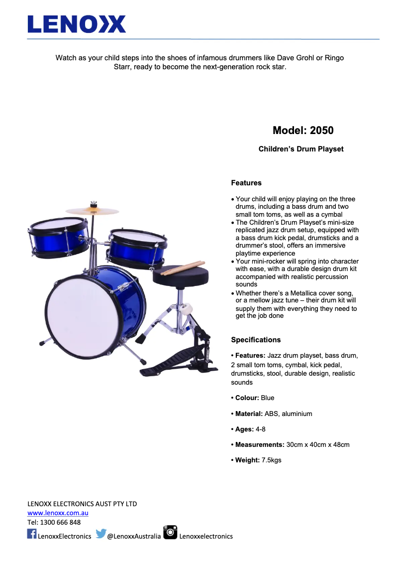 Page 1 de la notice Manuel utilisateur Gem Toys 2050