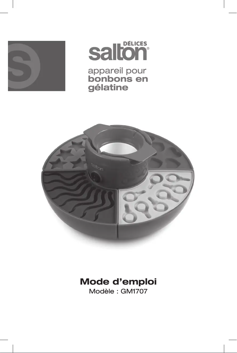 Image de la première page du manuel de l'appareil GM1707