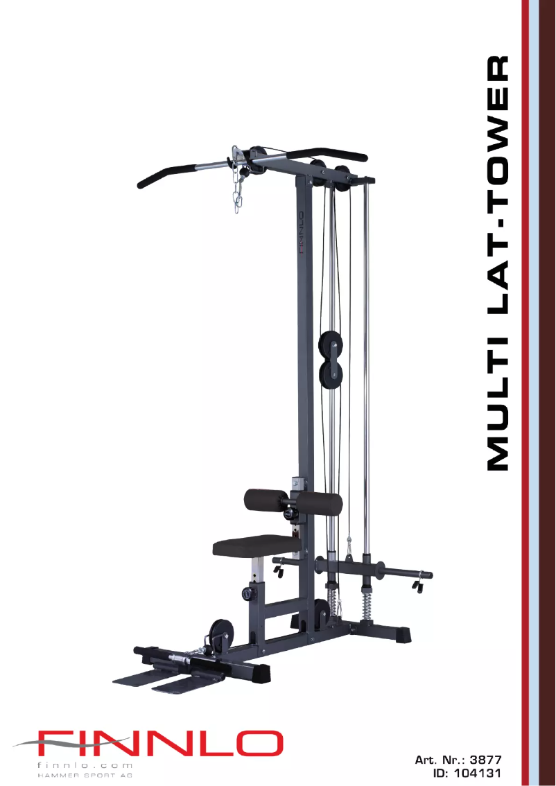 Page n°1 - Manuel utilisateur Finnlo Multi-Lat-Tower