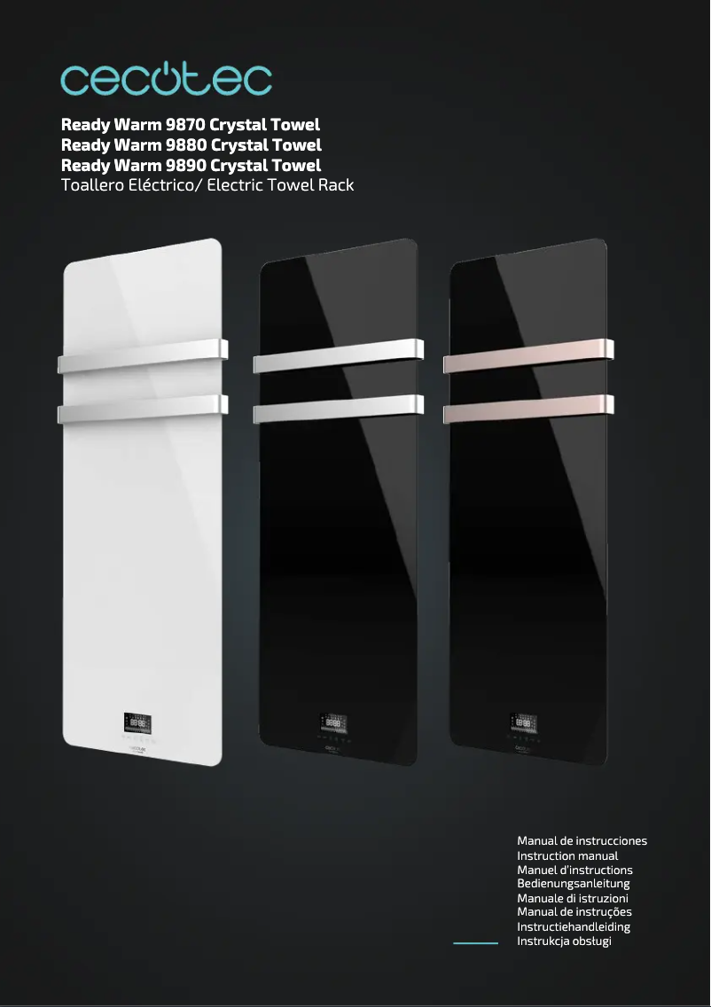 Image de la première page du manuel de l'appareil Ready Warm 9870 Crystal Towel