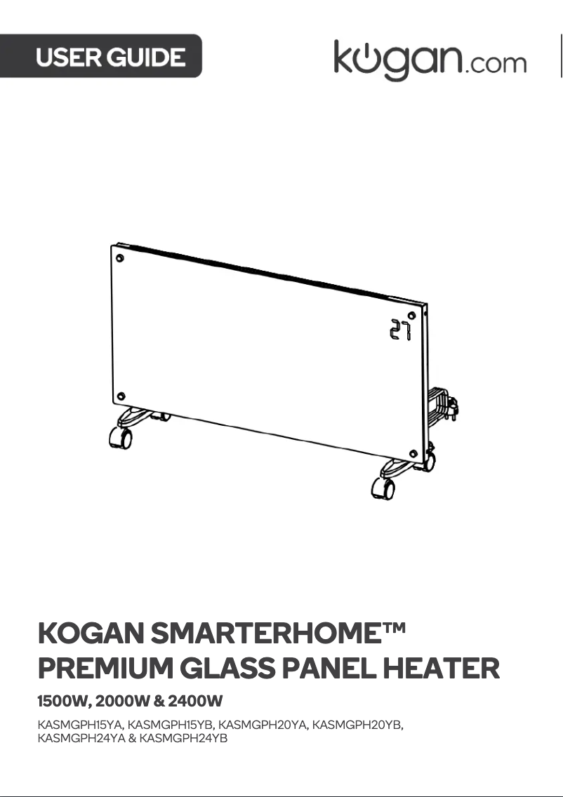 Page n°1 - Manuel utilisateur Kogan KASMGPH20YB