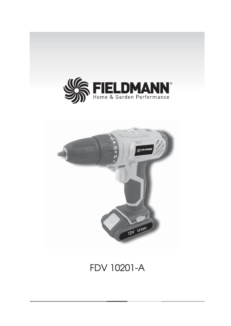 Page n°1 - Manuel utilisateur Fieldmann FDV 10201-A