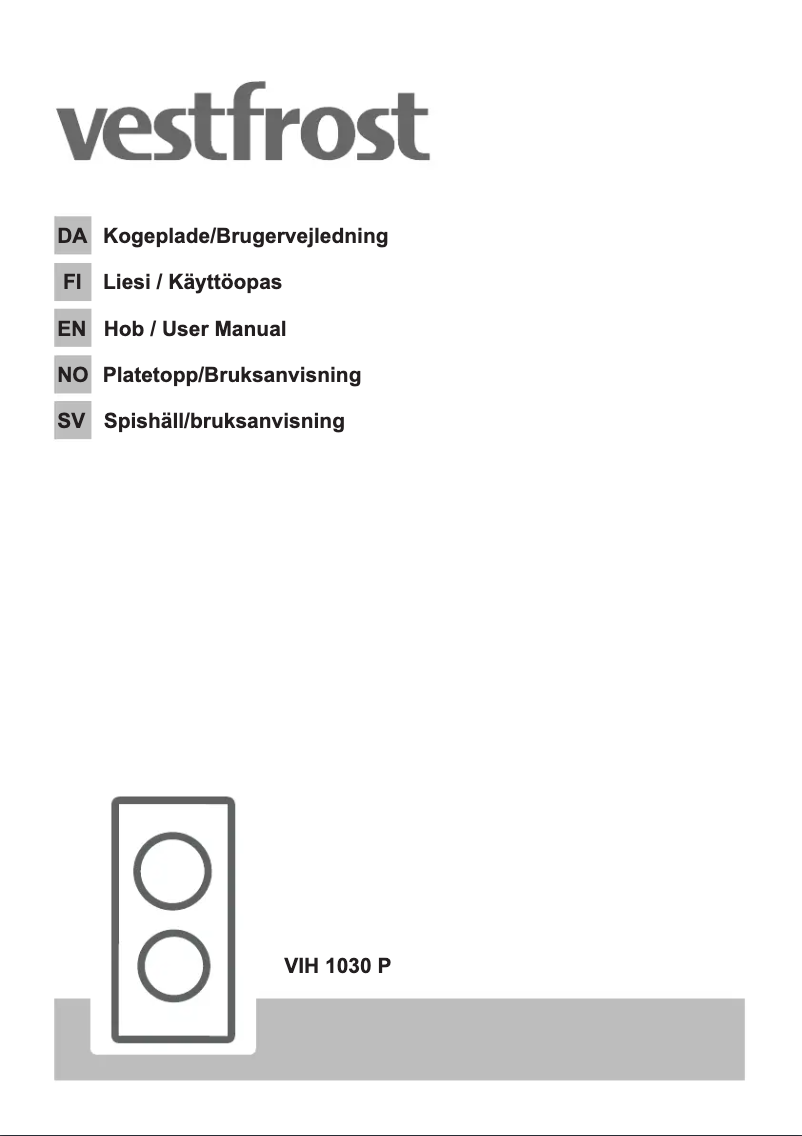 Image de la première page du manuel de l'appareil VIH 1030 P