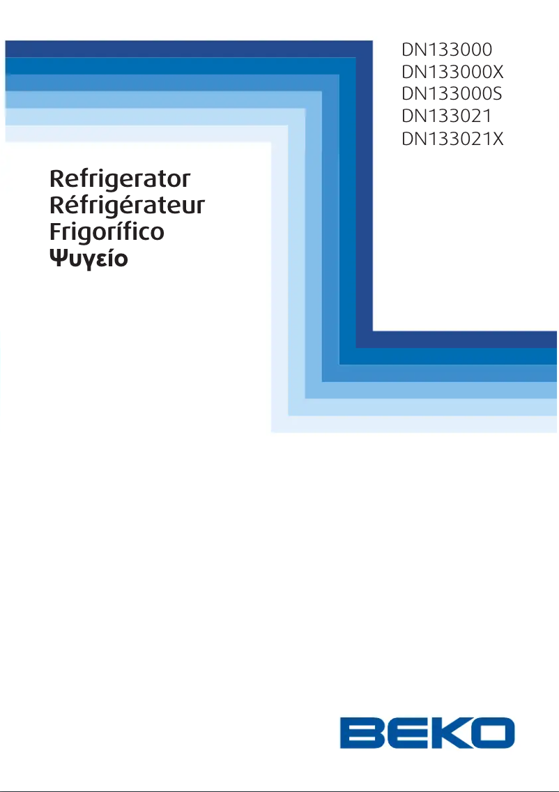 Page n°1 - Manuel utilisateur Beko DN133021