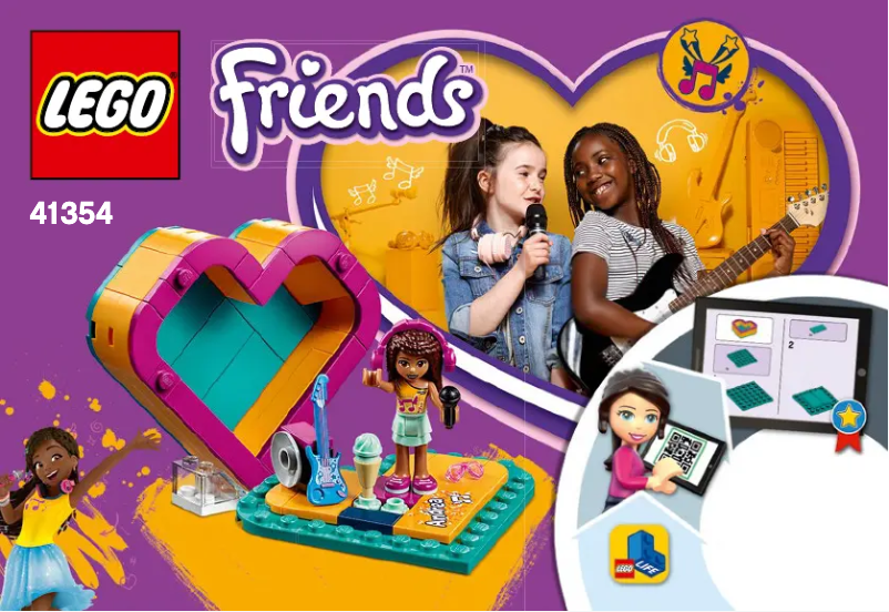 Page n°1 - Manuel utilisateur Lego Friends 41354