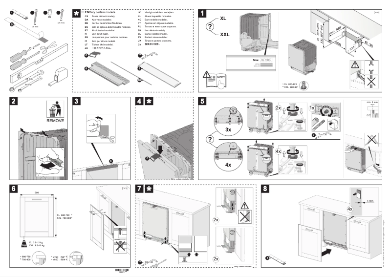 Page n°1 - Manuel utilisateur Asko DFI4338B/1