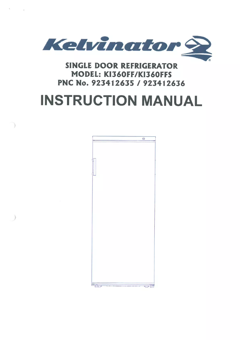 Page n°1 - Manuel utilisateur Kelvinator KI360FFS