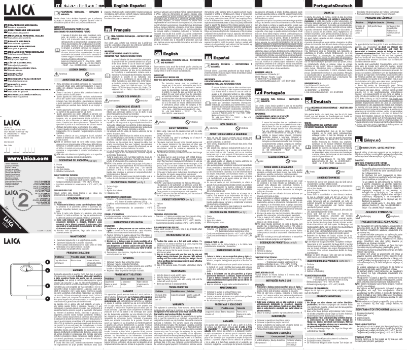 Image de la première page du manuel de l'appareil PL8019