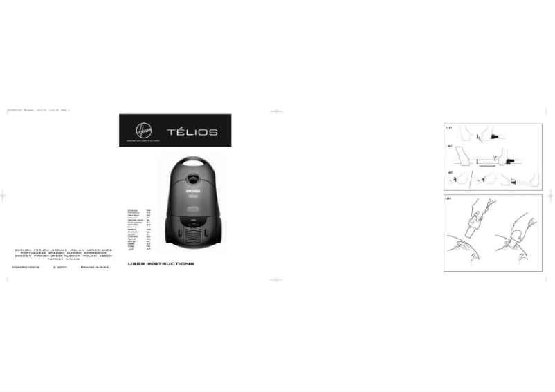 Imagen de la primera página del manual del dispositivo Telios TRT5856011