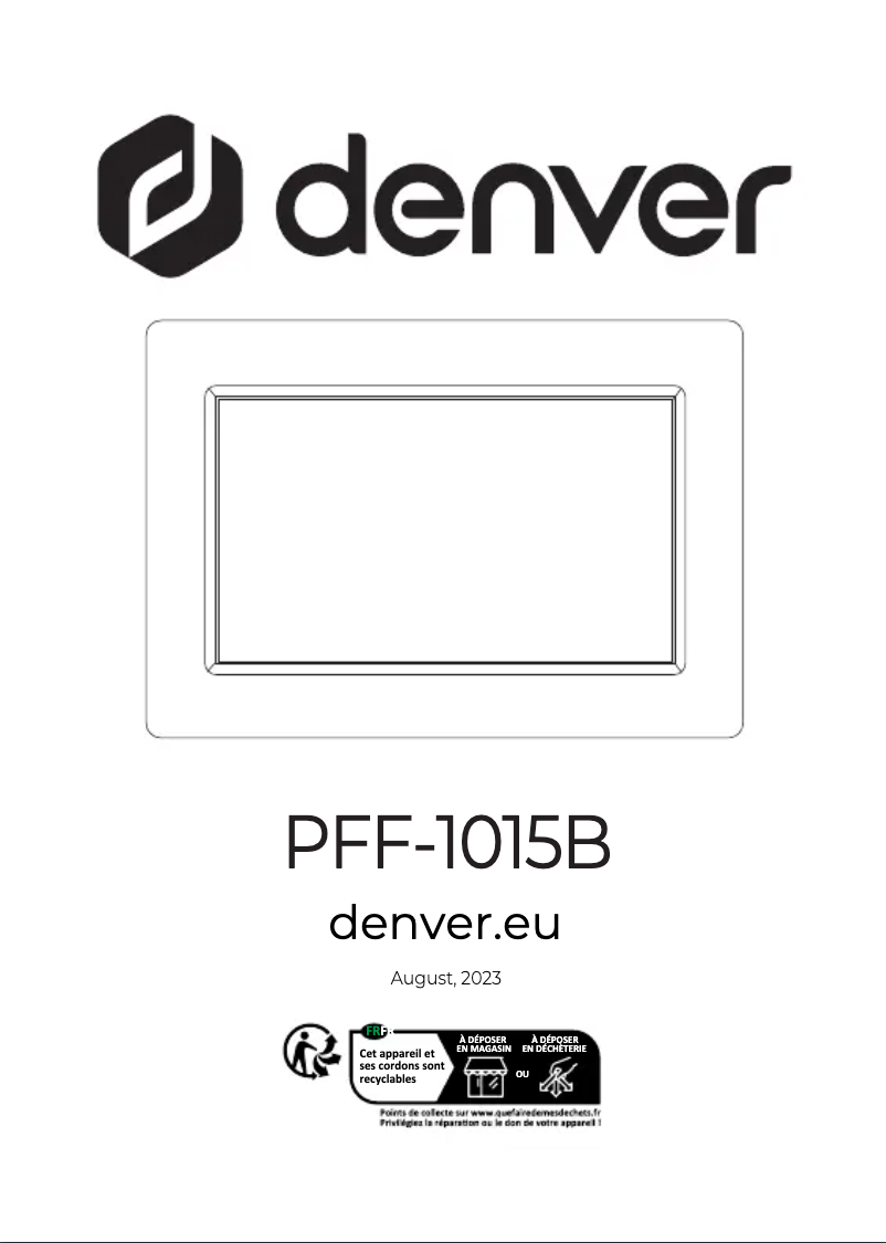 Imagen de la primera página del manual del dispositivo PFF-1021