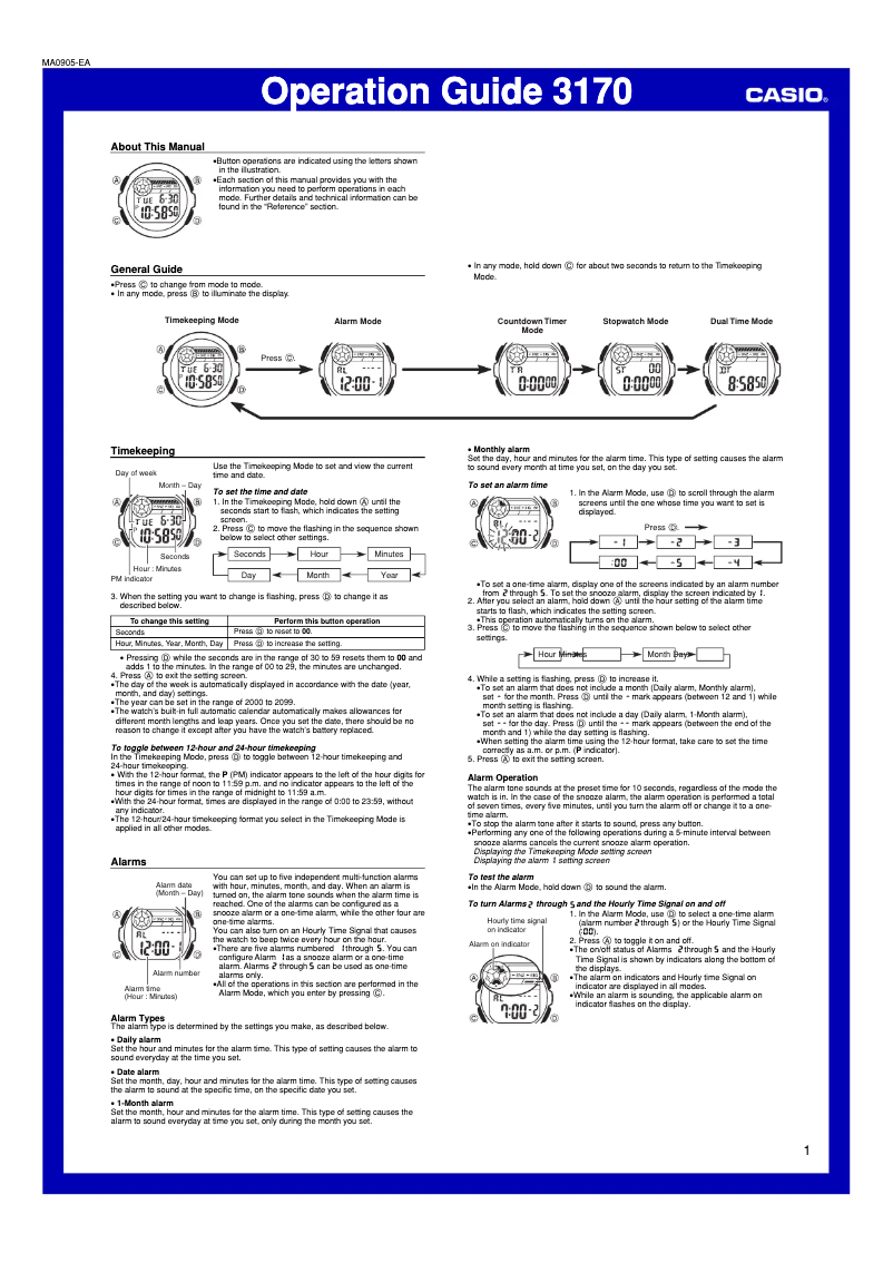 Image de la première page du manuel de l'appareil Collection W-213-4AVES