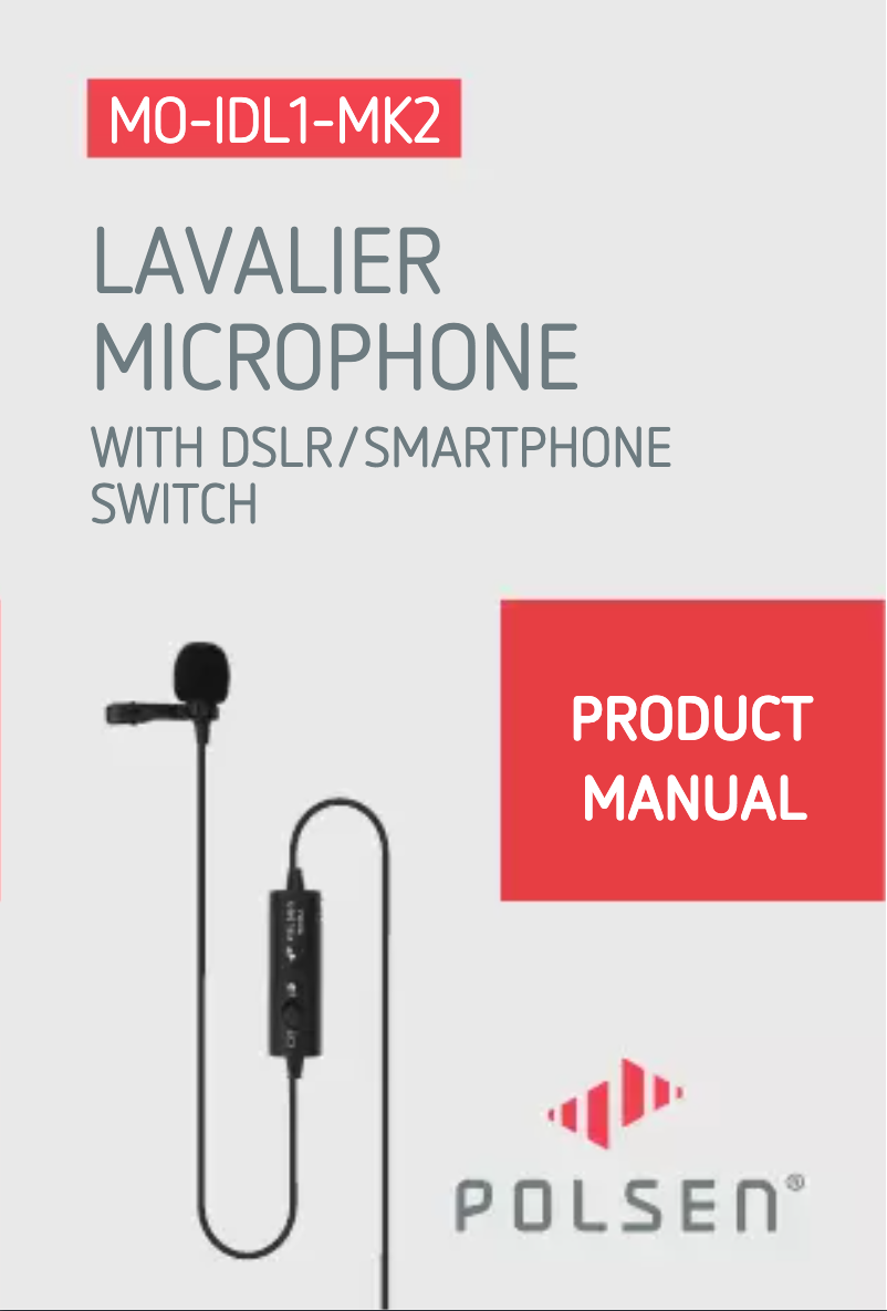 Page 1 de la notice Manuel utilisateur Polsen MO-IDL1-MK2