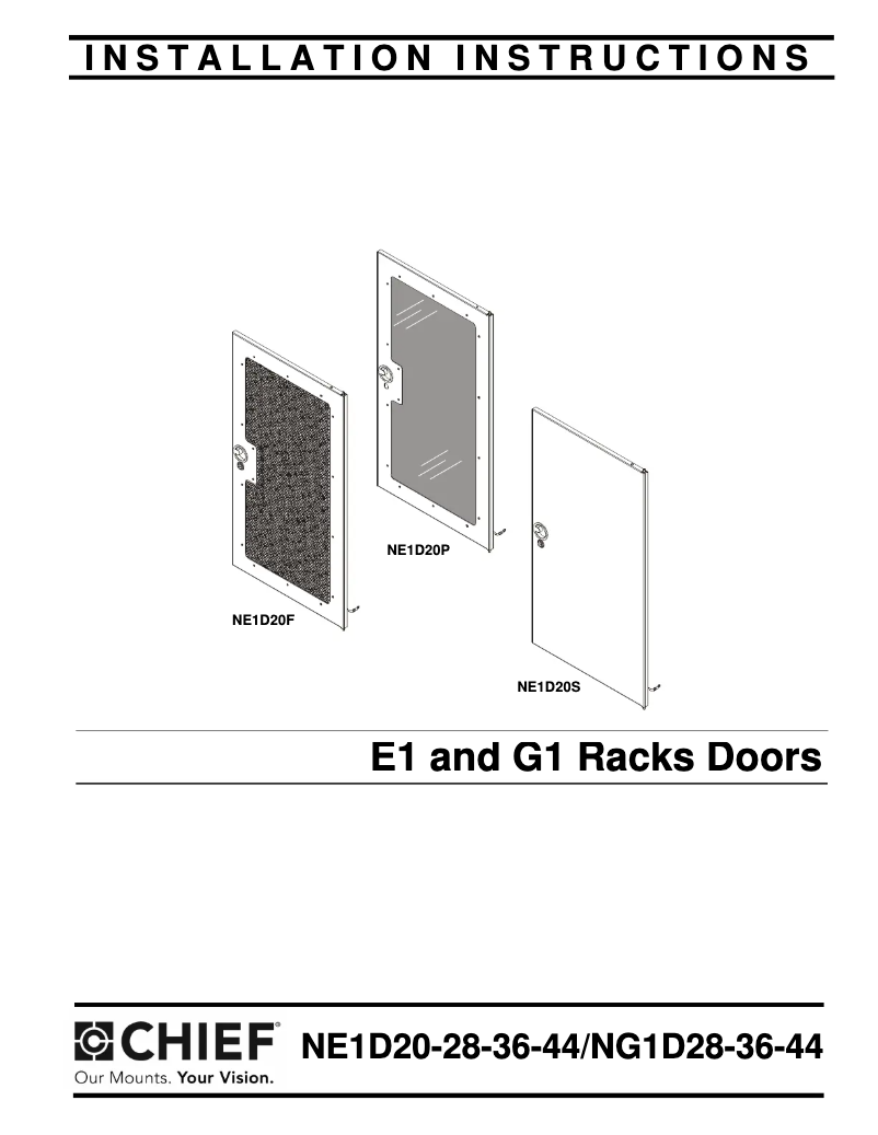 Imagen de la primera página del manual del dispositivo NG1D44P