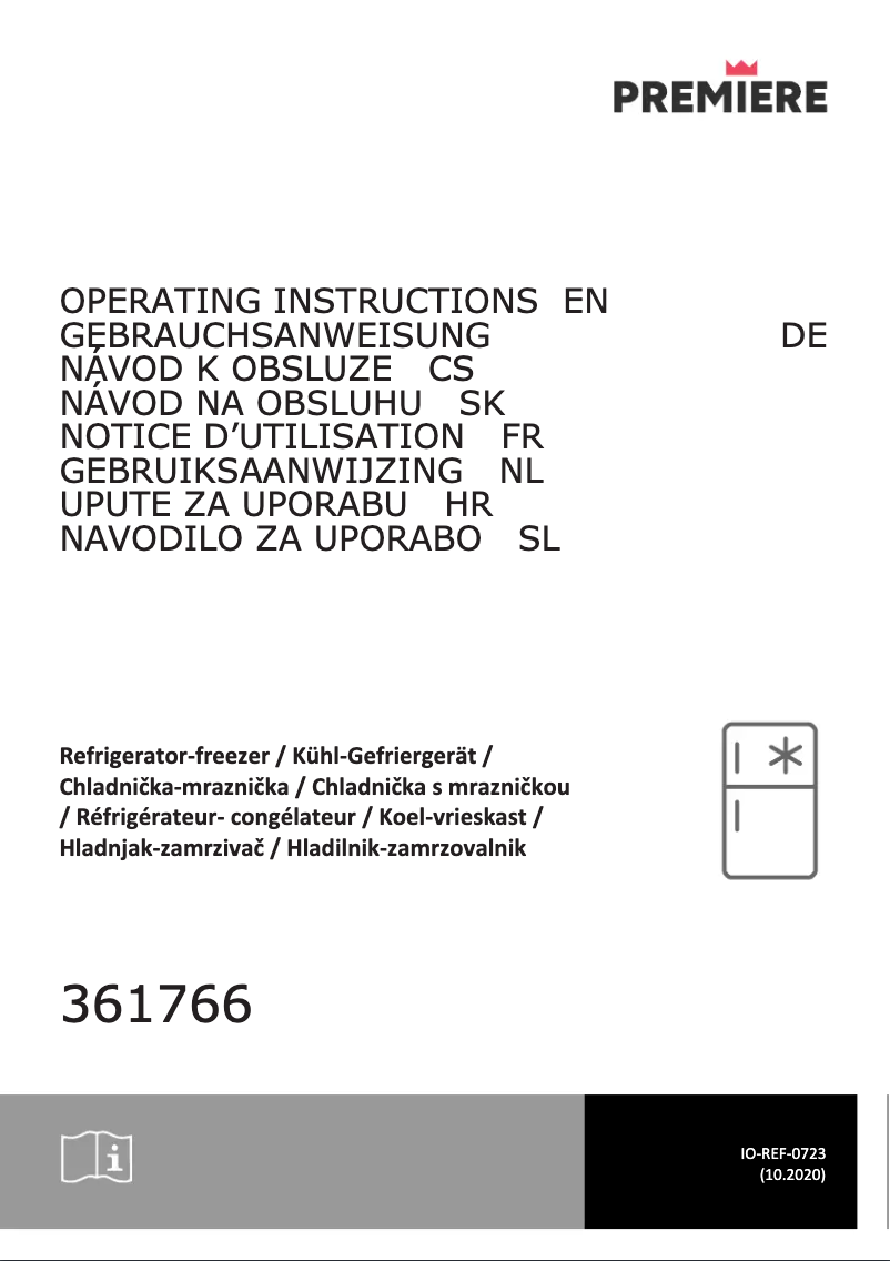 First page image of the manual for 361766