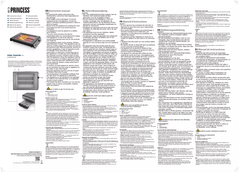 Image de la première page du manuel de l'appareil Flat 142404