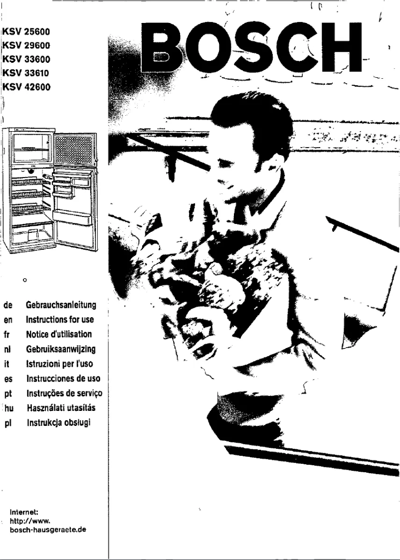 Page 1 de la notice Manuel utilisateur Bosch KSV42600