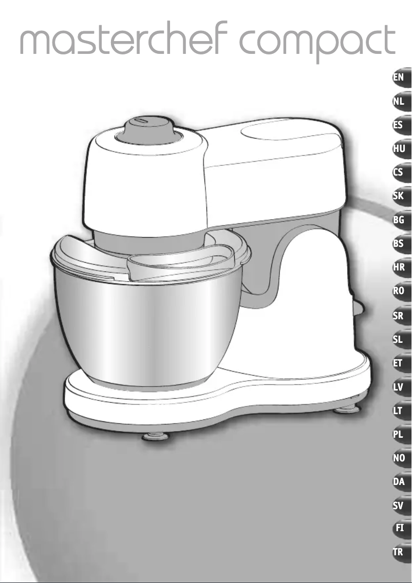 Page 1 de la notice Manuel utilisateur Tefal Masterchef Compact QB2001