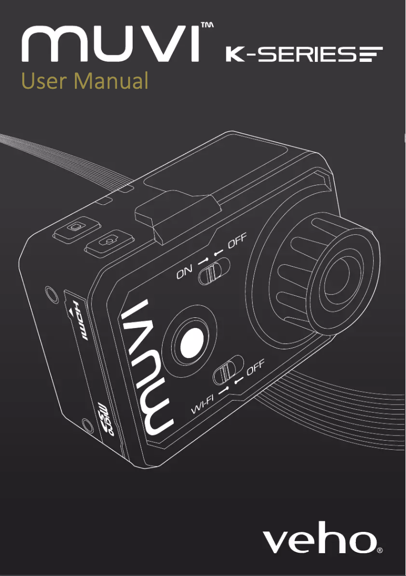 Image de la première page du manuel de l'appareil Muvi K2 NPNG