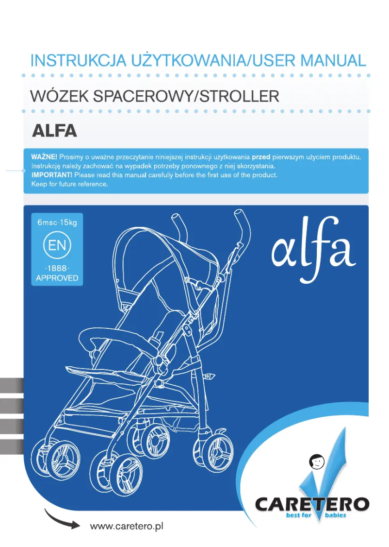 Page n°1 - Manuel utilisateur Caretero Alfa