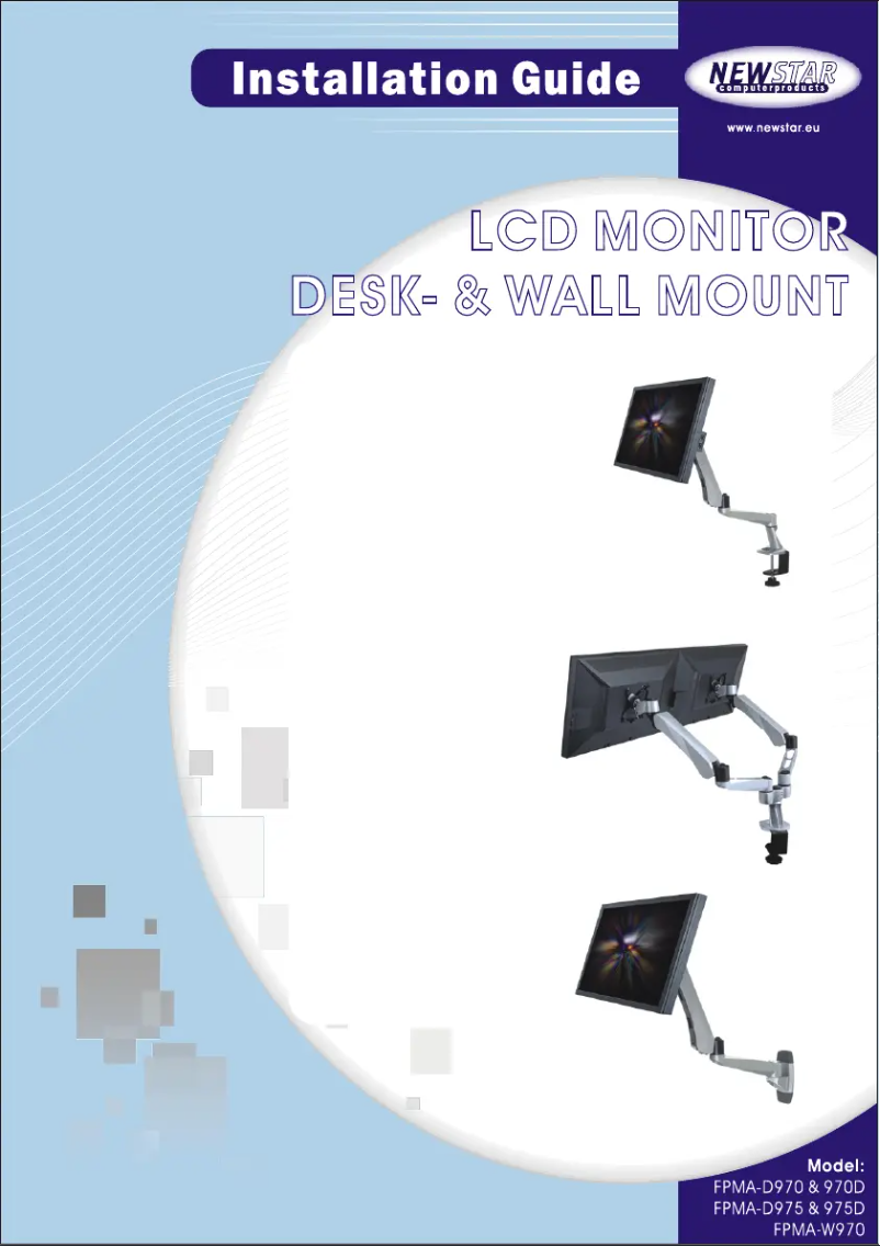 Page n°1 - Manuel utilisateur Newstar FPMA-D975D