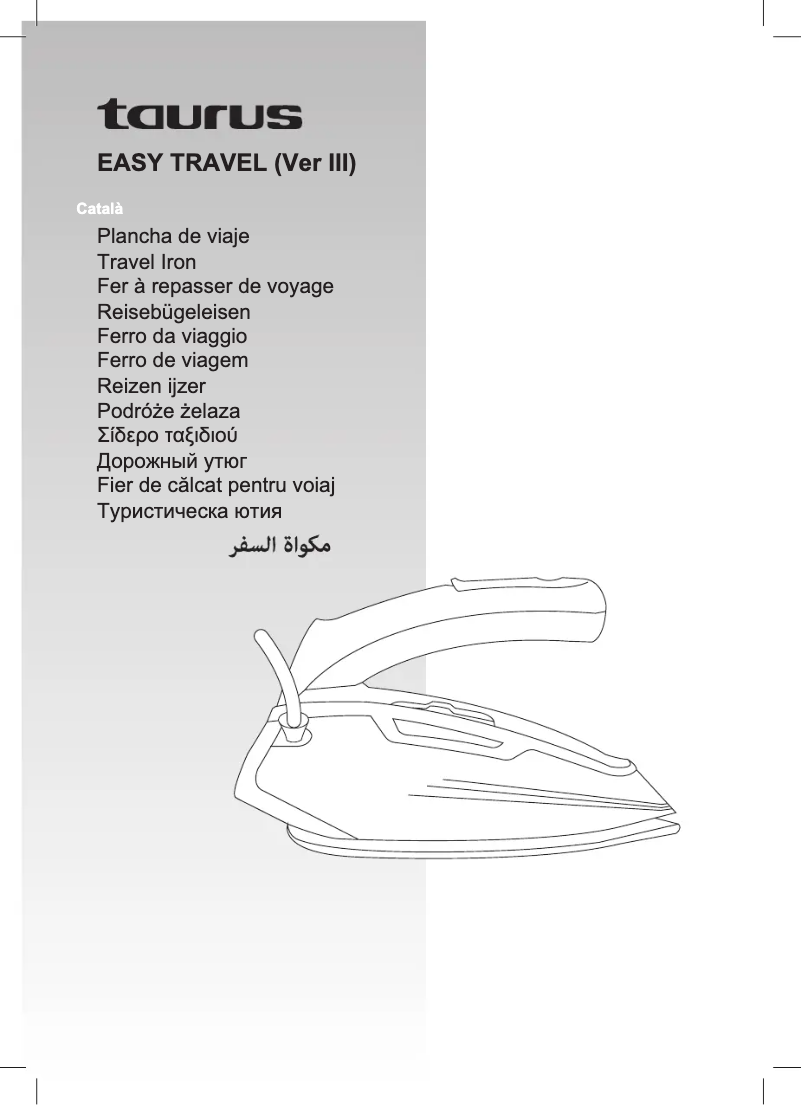 Page 1 de la notice Manuel utilisateur Taurus Easy Travel