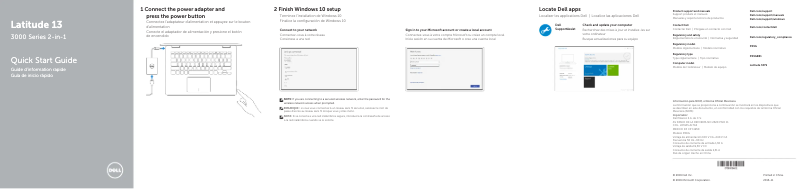 Image de la première page du manuel de l'appareil Latitude 3379