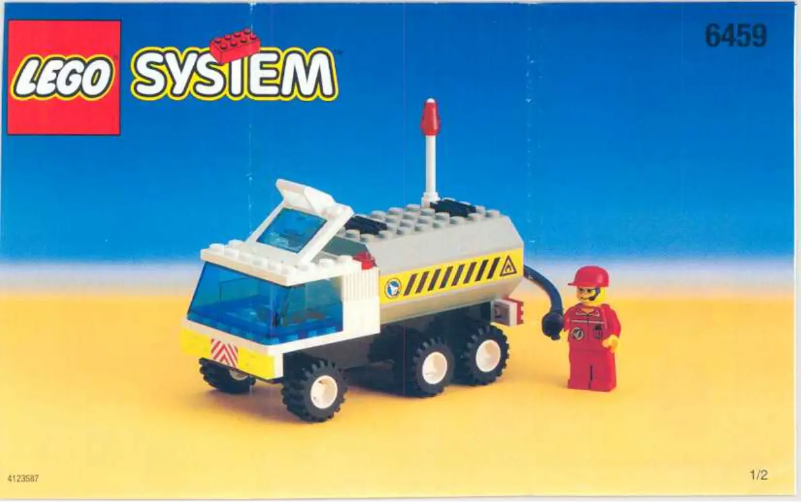 Page 1 de la notice Manuel utilisateur Lego Space Port Rocket Fuelling Team