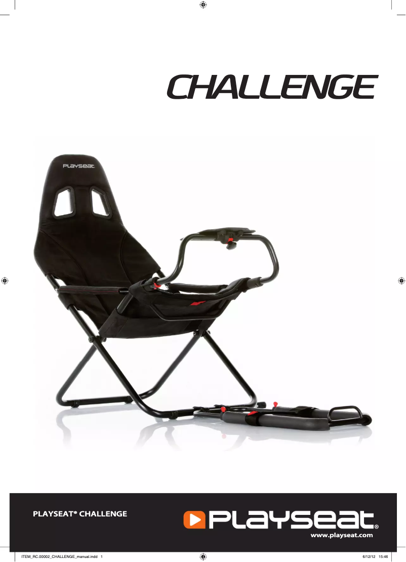 Image de la première page du manuel de l'appareil Challenge PlayStation