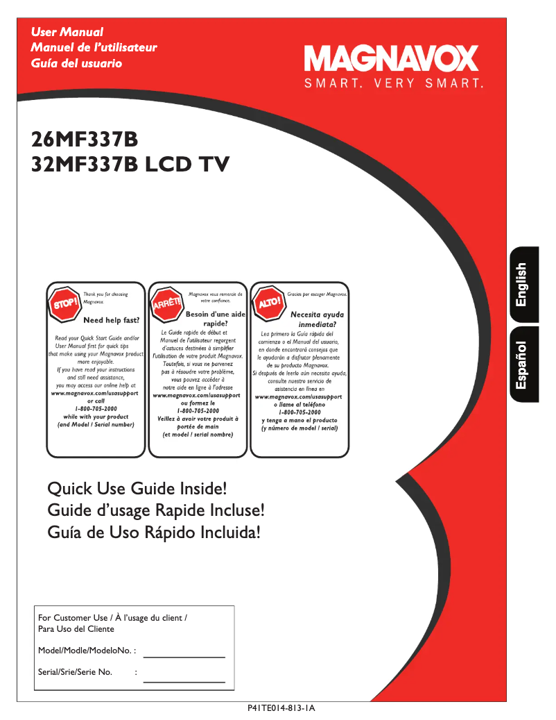 Page n°1 - Manuel utilisateur Philips 32MF337B